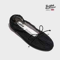 (국내매장 정품) ROCKFISH WEATHERWEAR 스크런치 플랫 - BLACK