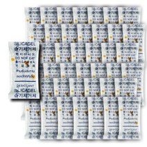 공장직영 [PET 비닐] 식품용 실리카겔 제습제 습기제거제, 100개, 0.5g(T형)