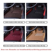 바이오카매트 트렁크 매트 메인 드라이버 실크 루프 가죽 혼다 모든 모델 Civic Fit CRV XRV Accord Odyssey Jazz City car foor mat, 5.1 Driver position