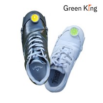 그린킹 골프용수평계 그린경사분석장치 그린라이완벽분석수평계 골프화장착수평계 노캐디라운드 필수템, 블랙오렌지