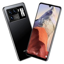 Zunate M11 6.1인치 풀 스크린 폰 2GB RAM 16GB ROM 팩토리 언락 휴대폰 안드로이드용 듀얼 카드 듀얼 대기 얼굴 식별(블랙)..