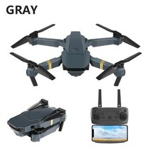키덜트 E58 미니 드론 4K 와이드 앵글 카메라 와이파이 FPV 컨트롤 6 축 4 모터 헤드리스 모드 RTF RC Quadcopter, 중국, 회색 1080P