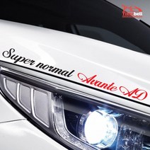 아반떼AD 동호회 익스테리어 카스티커 캠핑카 차량흠집 센스있는 가림 오프로드, 화이트, 소형