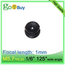 핸드폰카메라렌즈 M5.7 * P0.25 EFL 1mm 핀홀 렌즈 미니 CCTV 카메라 HD 와이드 앵글 1/6 "8*8mm 홀더, 한개옵션1, 한개옵션0