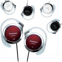 파나소닉정품 귀걸이형이어폰 RP-HZ47 풍부한사운드, 실버