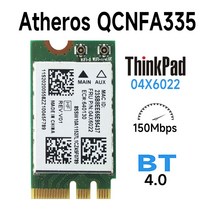 무선랜카드 와이파이수신기 wifi어댑터 usb qcnfa335 wlan bluetooth4.0 무선 카드 lenovo g40-30 45 70 b50 v1000
