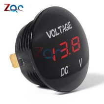 분광계 광도계 적외선 DC 5V-48V LED 디지털 전압계 전류계 자동차 오토바이 전압 전류 측정기 볼트 감지기 테스터 모니터 패널, 빨간