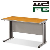일자형 책상 퍼즐 심플한디자인 사무실 사무용 기본 책상, 아카시아
