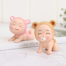 루고코리아 사람 미니어처 피규어 귀여운 장식 소품 해피 베이비 미니어처, 해피 베이비 해적모자