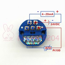 온도 트랜스미터 Pt100 RTD 모듈-50 ~ 50 °C 출력 4-20mA 전력 DC24V 정확도 0.5% FS 200 300 -20 80, 한개옵션1, 03 0 to 150C
