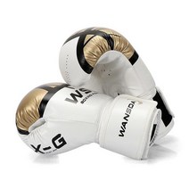 복싱글러브 컨텐더 mma 스파링 남자 여자를위한 킥 복싱 장갑 PU 가라데 Muay 타이어 Guantes 드 Boxeo 무, 04 White_04 10 OZ