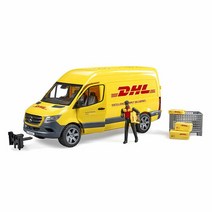 브루더 벤츠 DHL택배 차량과 피규어, 단품