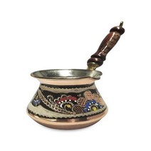 이브릭 커피 체즈베 터키식 터키 포트 구리 Cezve 수제 오토몬 또는 인용, 없음, 8.3-4 Cups Mixed, 1개