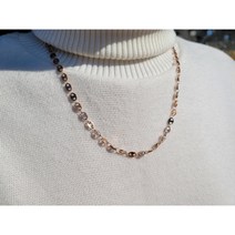 블로썸스틸 써지컬 서지컬 스틸 미니 돼지코 팬던트 체인 우정 여자 명품 골드 목걸이 선물