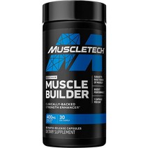 MSM MuscleTech 머슬빌더 ATP 400mg 보조식품 알약 60개, [01] 30개1팩