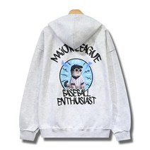 꼰스 원단짱짱 이중지 바티스 힙합토끼 오버핏 후드티