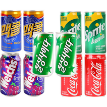 코카콜라190ml(30캔)+사이다190ml(30캔)+스프라이트190ml(30캔)+맥콜190ml(30캔)+웰치스포도맛335ml(24캔), 웰치스포도맛(24개)