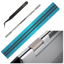 고무 발 스트립 교체 HP Envy X360 컨버터블 15.6 노트북 스테인리스 스틸 레버 및 핀셋 포함 (블랙), Grey
