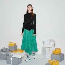 쥬시쥬디 여성용 J코듀로이믹스도트플리츠스커트 JUSK722C
