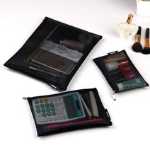 메쉬파우치3종세트 메이크업파우치 화장품파우치 멀티 지퍼파우치