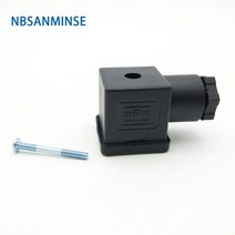 1pc 플러그 솔레노이드 밸브 코일 커넥터 DIN43650 A B C 밸브 코일, DIN43650B, DC 12V, 02 DIN43650B_03 DC 12V