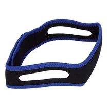 심한 코골이 방지 밴드 양악기 안티 벨트 삼각형 턱 스트랩 여성용 선물 남성용 더 나은 호흡 건강 스토퍼 붕대, 블랙 블루