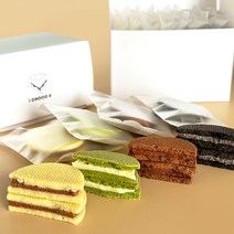 [아이초코유] 수제가나슈쿠키 쿠키선물 고급쿠키 답례품 아이샌드 구움과자 8개입, 오레오