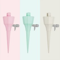 베란다텃밭가꾸기 화분 자동 급수기 홈 가드닝, 핑크