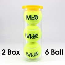 테니스연습공 전문 윌킨 경쟁 훈련 고탄성 저항 스포츠 3 pcs 상자에, 6 PC 볼