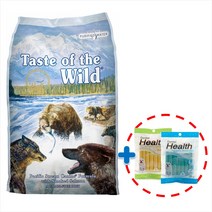 토우 훈제연어&고구마 독 taste of the wild 그레인프리 강아지 TOW 사료 + 덴탈껌, 18kg(유통기한 23년5월23일)