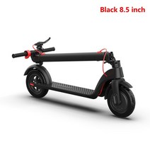 장애인 전동 스쿠터 350w 7.5ah 배터리 스마트 전기 휴대용 접는 도로 타이어 2, 블랙 8.5인치