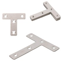고정쇠 보강 철판 철물 스텐 평철 앵글 브라켓 T형 꺽쇠 꺾쇠, 2. (80mm)