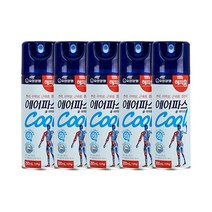 해피홈 에어파스 쿨 에어로솔 200ml, 5개