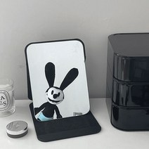 낭만라운지 엘리브 접이식 휴대용 거울, 큰거울20.5*15.5cm