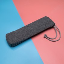 퍼니셜 이름각인 수저 포크 젓가락 생일선물 네임수저 심플II, 8-3.프리미엄 봉제수저집[그레이][각인불가], 08.수저케이스
