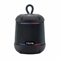 IHome iBT155 블루투스 스피커 날씨 터프 색상 변경 플로팅 방수 휴대용 무선 스피커 내장 패시브 서브 우퍼