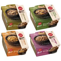 햇반 솥반 4종 (꿀약밥+버섯영양밥+뿌리채소영양밥+통곡물밥), 5세트-20개
