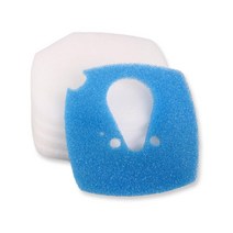 수족관 어항 필터 스폰지 여과기 용품 Eheim Professional 3 1200XL 및 2080 2180 (4x White Fine 1x Blue