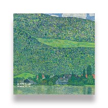 구스타프 클림트 아티제 호수의 리츨베르크 Litzlberg am Attersee 캔버스 왁구 세트 명화 그림 액자 인테리어 카페 감성