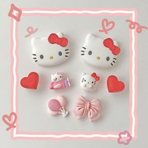 [빠른배송] 반입체 고양이 캐릭터 신발 꾸미기 파츠 세트