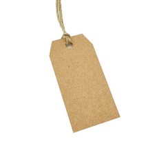 너나마켓 크라프트 무지 상품 택 + 마끈 100p