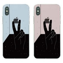 아이폰XS케이스 Peaceday 소프트젤리케이스 갤럭시S7엣지:블루, 1개