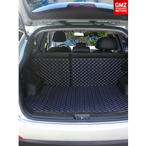 투싼ix 전용 차박매트 입체 3D트렁크매트+2열등받이 풀세트, 와인