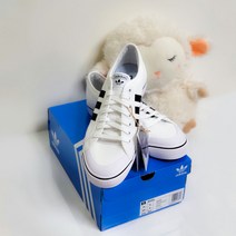 아디다스 니짜 로우 NIZZA 발편한 발볼넓은 슬렉스 스니커즈 캠퍼스 신발 CQ2333