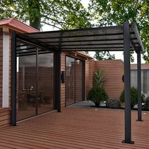 시스템 조립식 파고라 파골라 비가림시설 초대형 3x3, 알루미늄 합금 3x4m (10cm 기둥)