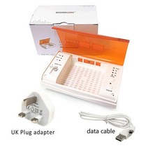 강아지에어탱크 펫 드라이룸 애견 드라이기 건조기 보청기 제습기 건조 케이스 드라이 박스, UK Plug Adapter