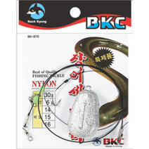 백경 장어낚시 채비세트 BK-870 민물바늘, 14호{2104024112010}