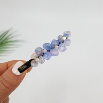시크몽 프랑스핀 아트 오로라 큐빅 포인트 플라워 클립 옆머리 헤어 집게핀