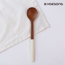 옻칠 나무 죽스푼 / 수저세트 숟가락 젓가락 조리도구 캠핑 식기 부부 어린이 고급 포크 스푼 국자 뒤집개 볶음 주걱, 07. 옻칠 죽스푼_핑크