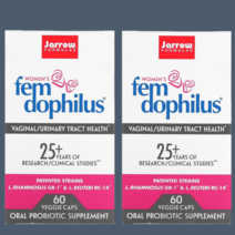 [Jarrow Formulas] 1+1 자로 포뮬러스 펨 도피러스 유산균 50억 60캡슐 이산화티타늄